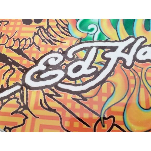 ED HARDY DECOR y2k Art ClockGlass Tiger Traditional Tattoo‎ Wall Vintage 90s - Picture 4 of 9